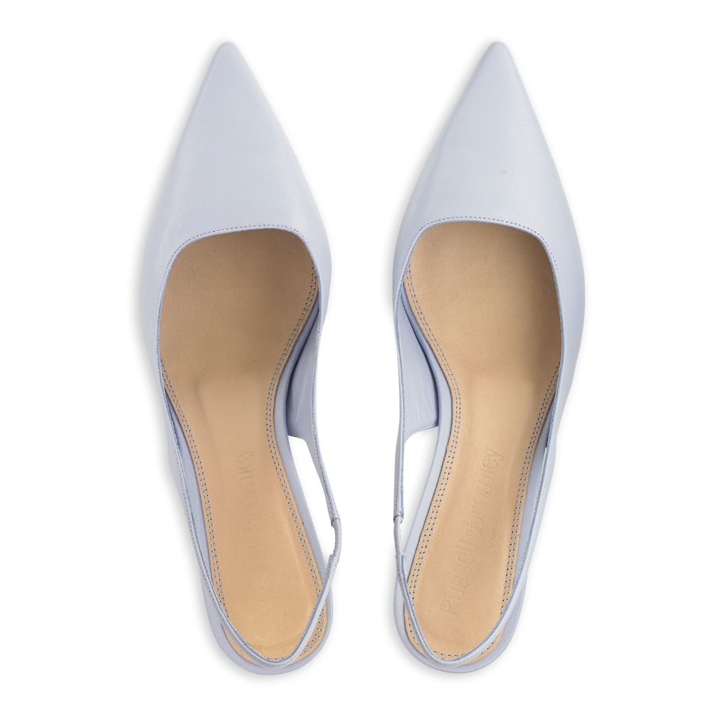 Light Blue Russell And Bromley Slingback Point Women's Pumps | CA-0786B