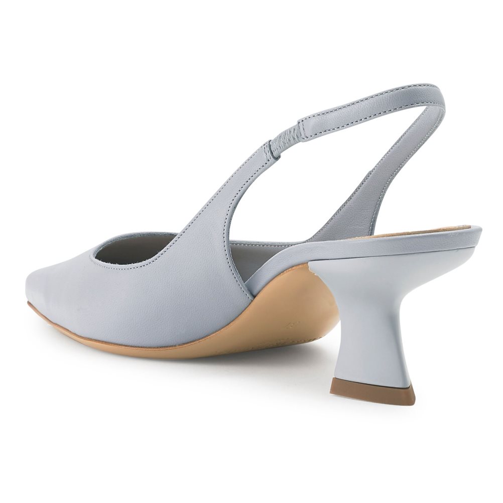 Light Blue Russell And Bromley Slingback Point Women's Pumps | CA-0786B