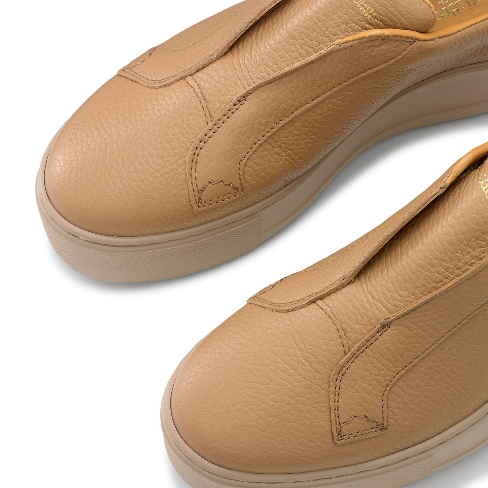 Light Brown Russell And Bromley Park Up Flatform Laceless Women's Platform Shoes | CA-1730S