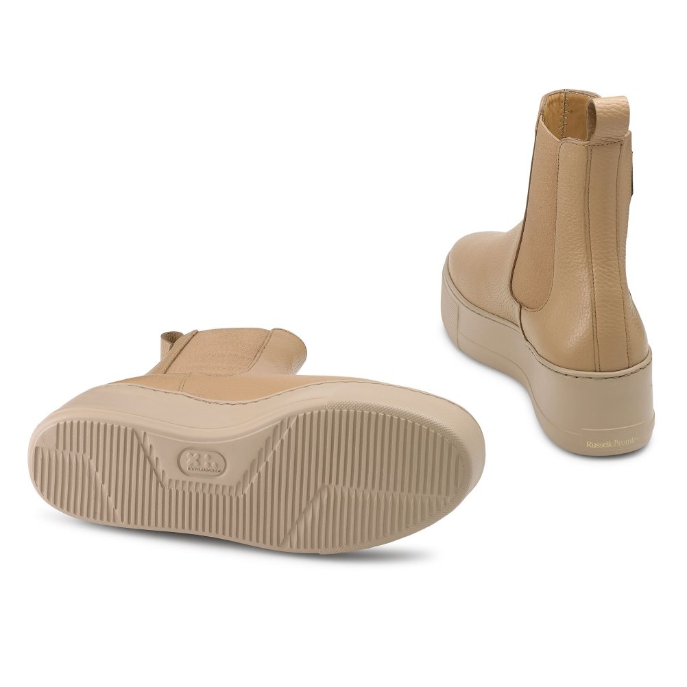 Light Brown Russell And Bromley Park Way Women's Chelsea Boots | CA-3810A