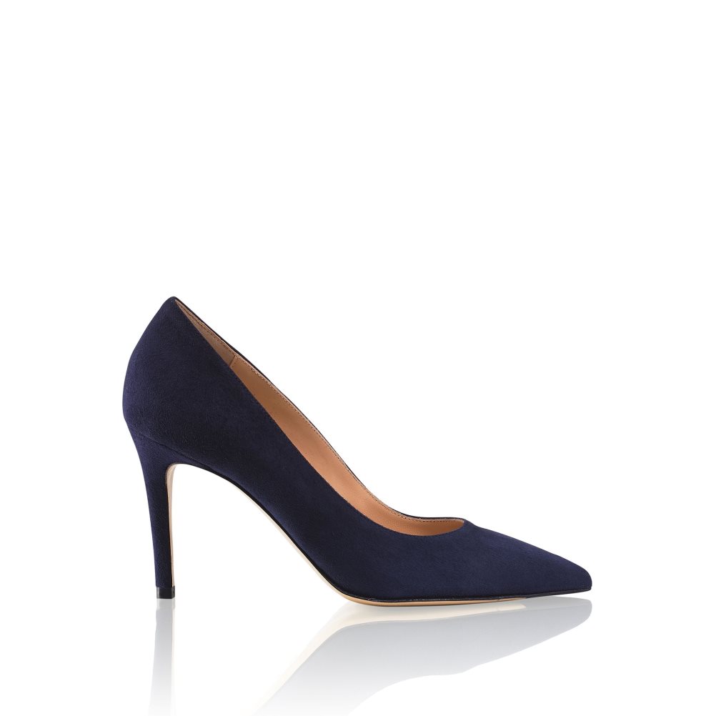 Navy Russell And Bromley 85mm Stiletto Women\'s Heels | CA-2876C