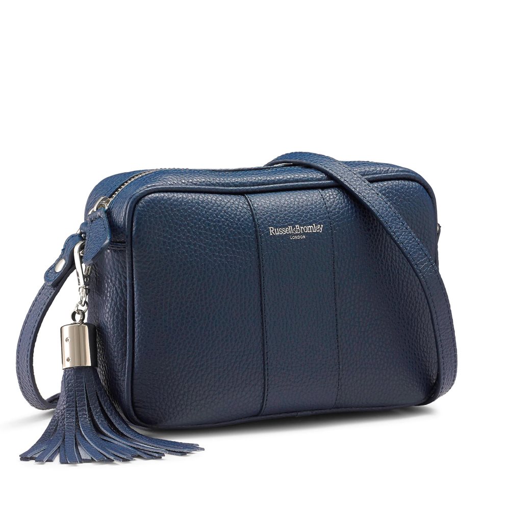 Navy Russell And Bromley Rowan Camera Women's Crossbody Bags | CA-6875Z