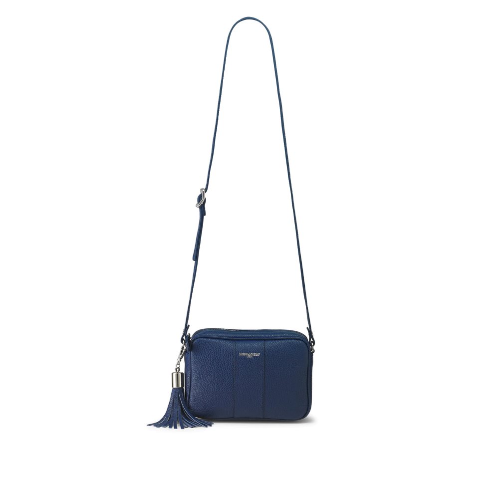 Navy Russell And Bromley Rowan Camera Women's Crossbody Bags | CA-6875Z