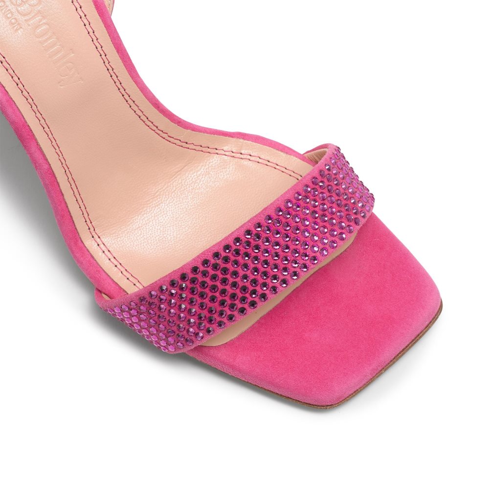 Pink Russell And Bromley Cosmo+ Strappy Women's Heels Sandals | CA-6498V