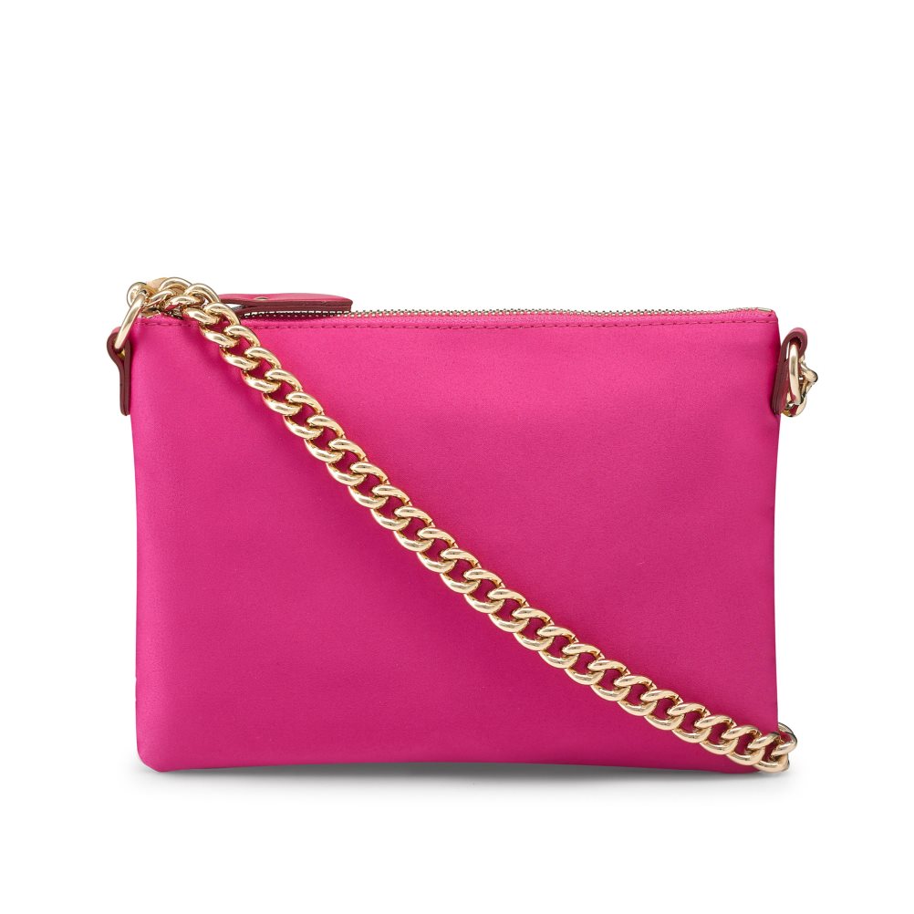 Pink Russell And Bromley On Point Chain Zip Pouch Women\'s Shoulder Bags | CA-9046T