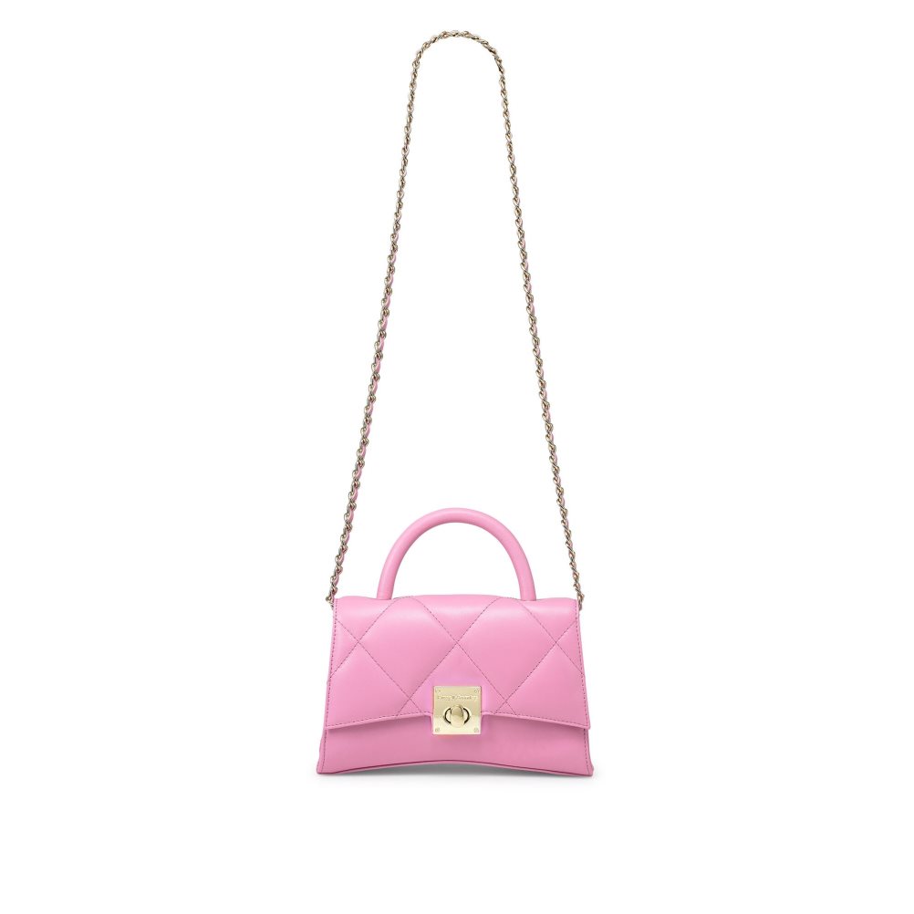 Pink Russell And Bromley On The Rocks Grab Women's Shoulder Bags | CA-1748P