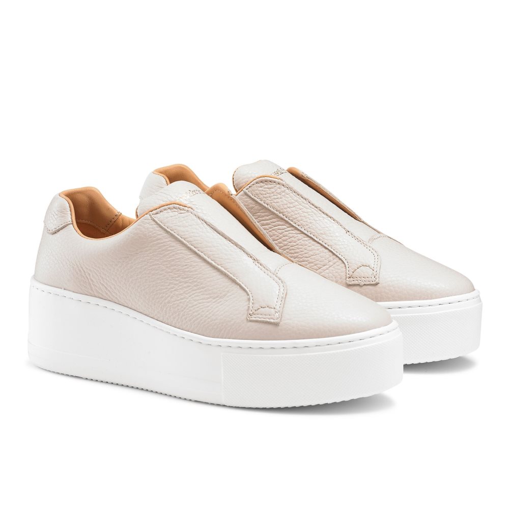 Pink Russell And Bromley Park Up Flatform Laceless Women's Platform Shoes | CA-7685F
