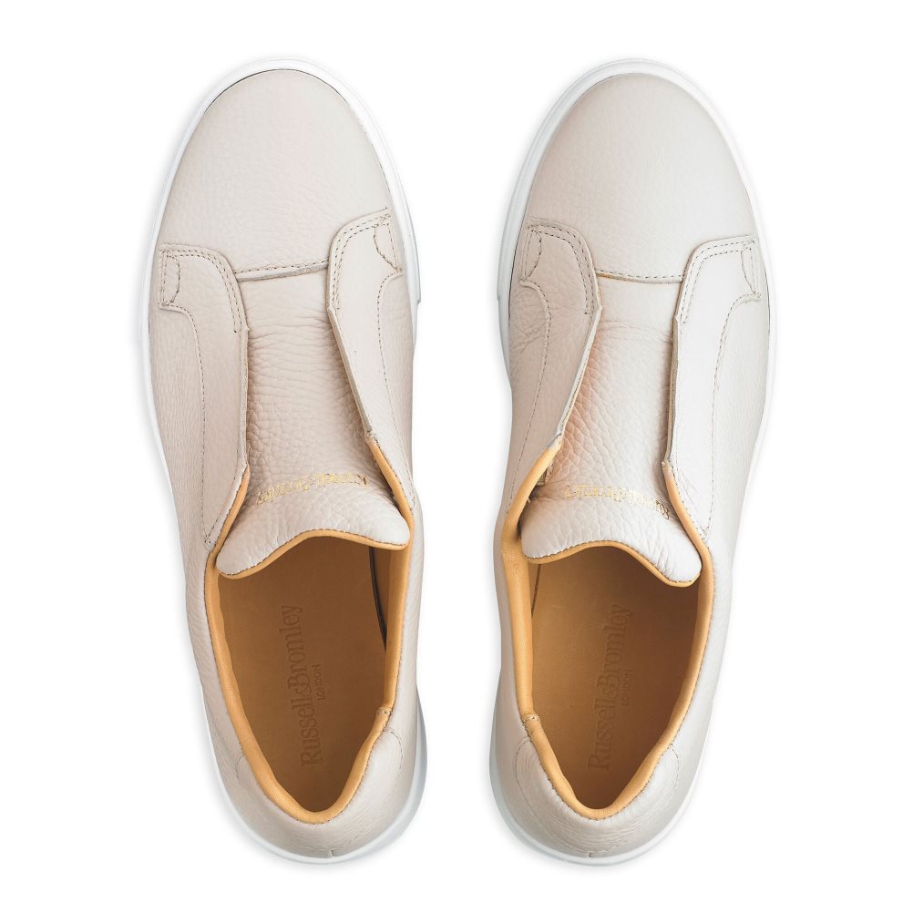 Pink Russell And Bromley Park Up Flatform Laceless Women's Platform Shoes | CA-7685F