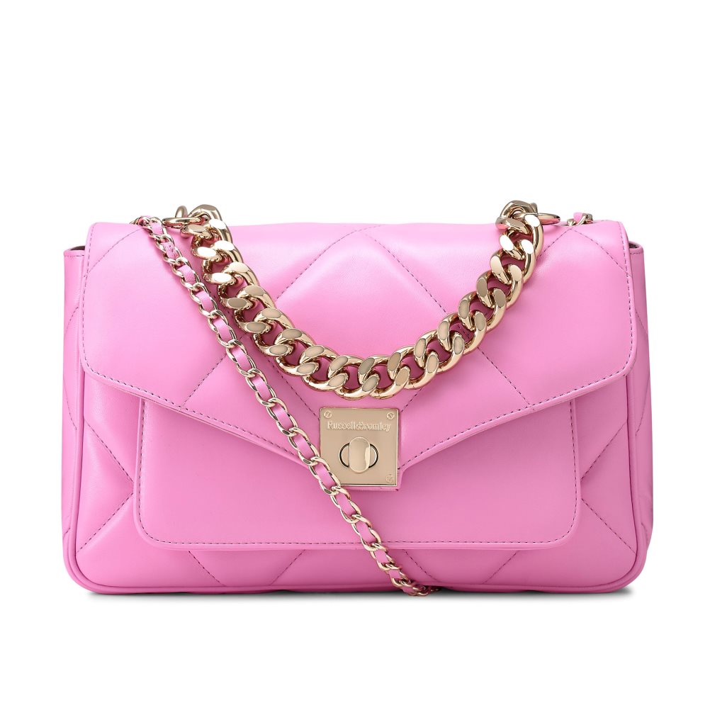 Pink Russell And Bromley Quiltpuff Soft Quilted Women\'s Crossbody Bags | CA-6154P
