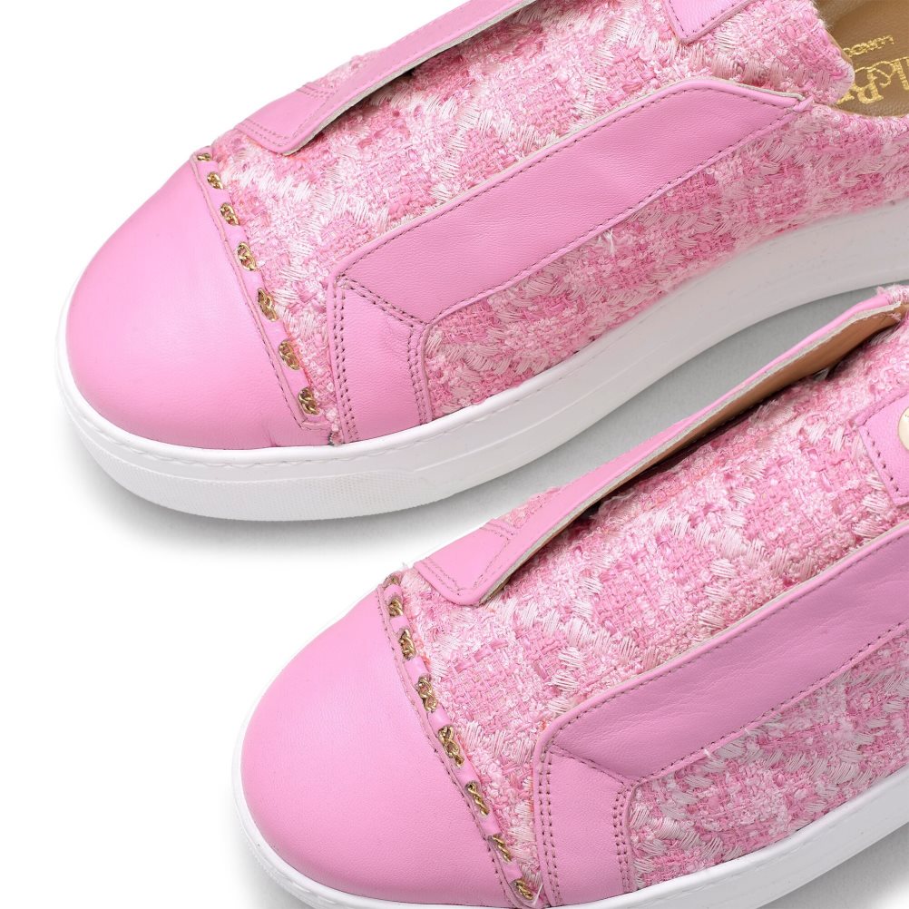 Pink Russell And Bromley Seawalk Laceless Women's Platform Shoes | CA-2789W