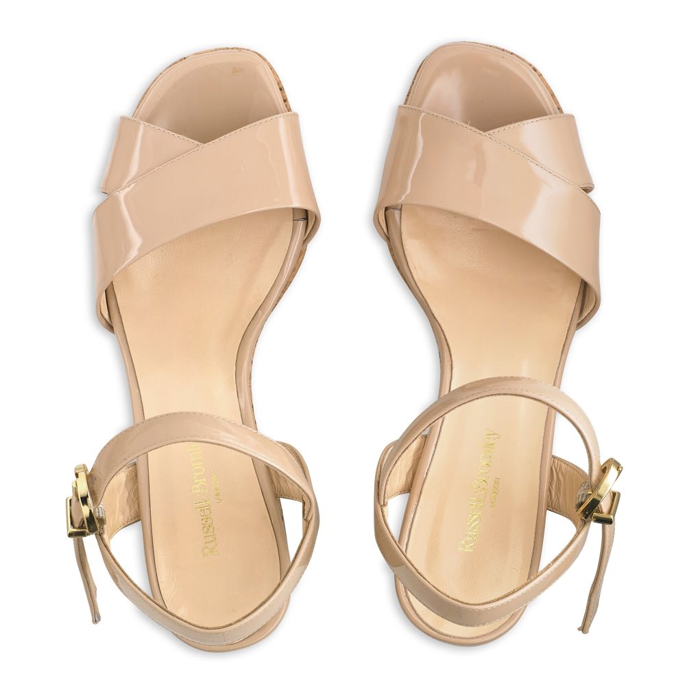 Pink Russell And Bromley Topform Platform Women's Heels Sandals | CA-0871K