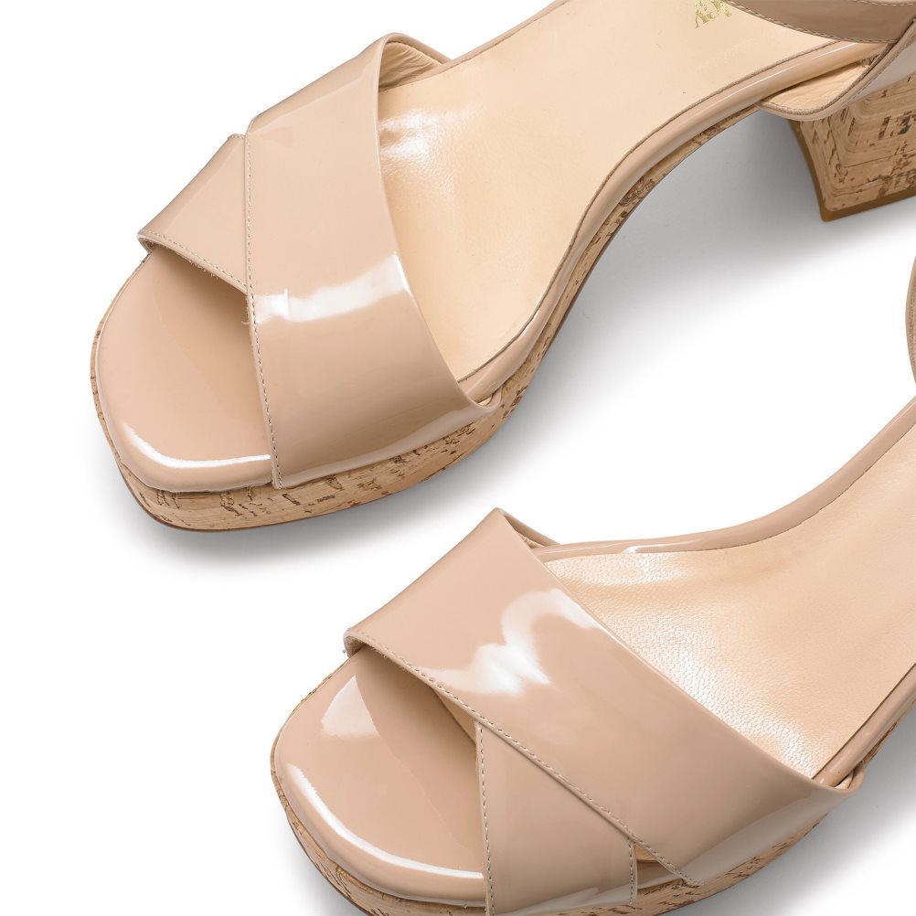 Pink Russell And Bromley Topform Platform Women's Heels Sandals | CA-0871K