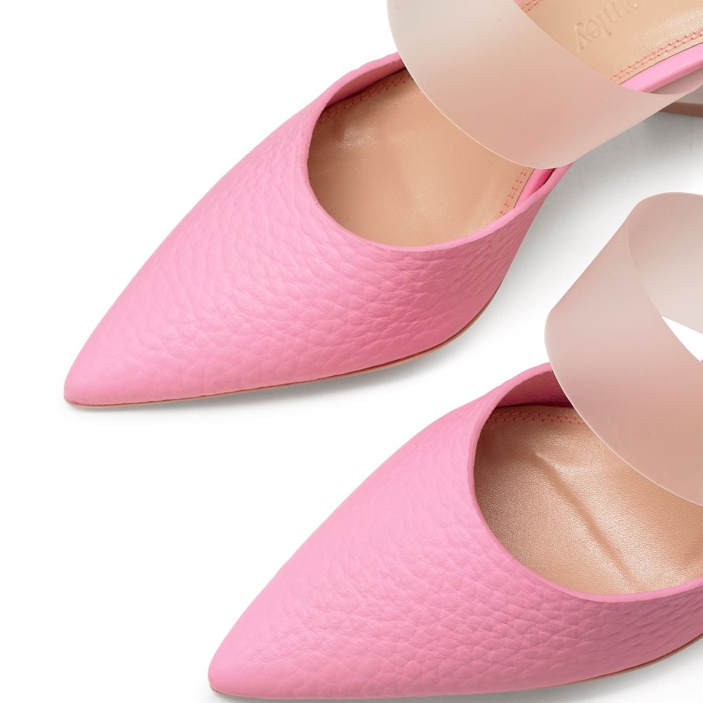 Pink Russell And Bromley Vision Frosted Women's Pumps | CA-2415I