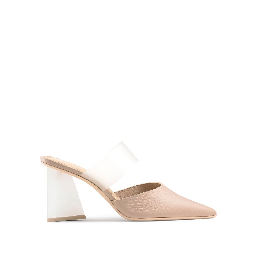 Pink Russell And Bromley Vision Frosted Women\'s Pumps | CA-8607A