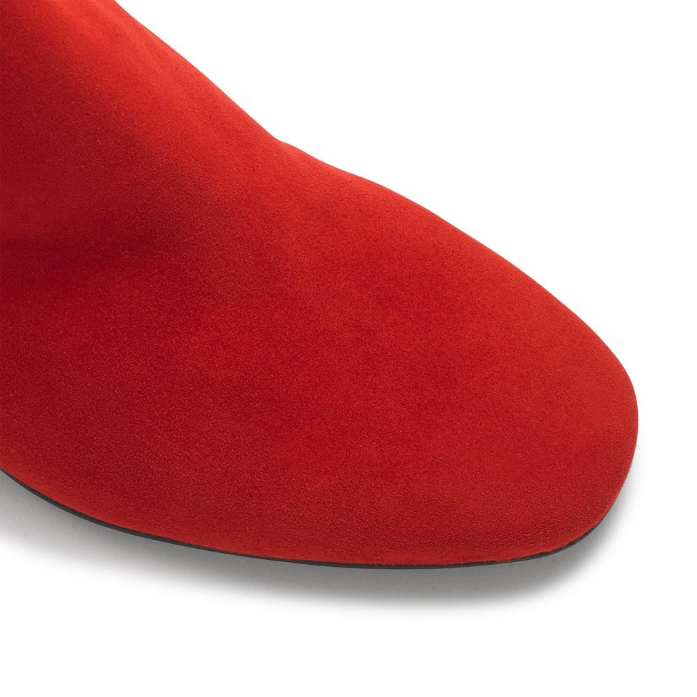Red Russell And Bromley Infinity Women's Ankle Boots | CA-7563B