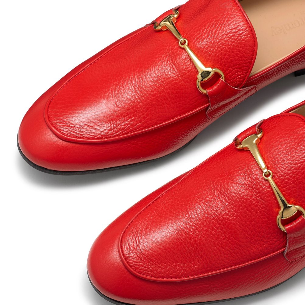 Red Russell And Bromley Loafer M Snaffle Men's Formal Shoes | CA-6279A