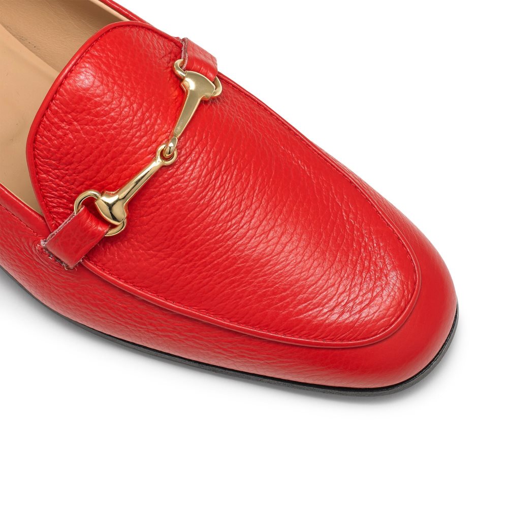 Red Russell And Bromley Snaffle Women's Loafers | CA-9178C