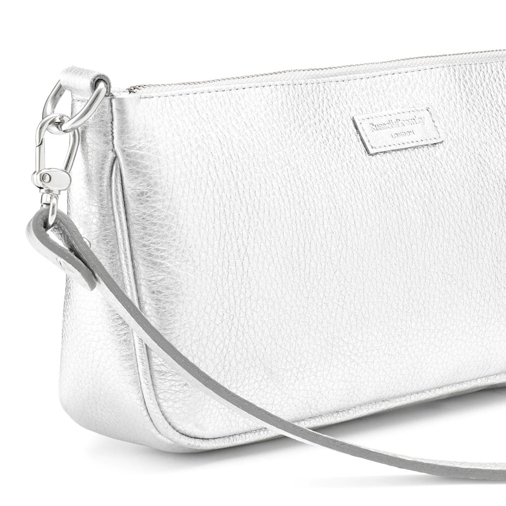 Silver Russell And Bromley Aphrodite Embellished Women's Shoulder Bags | CA-1356V