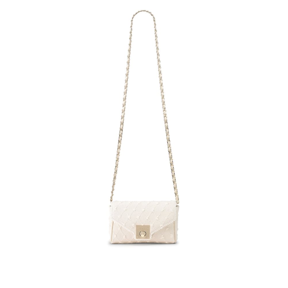 White Russell And Bromley Promenade Chain Women's Mini Bag | CA-9476O