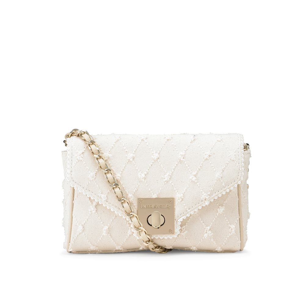 White Russell And Bromley Promenade Chain Women\'s Mini Bag | CA-9476O