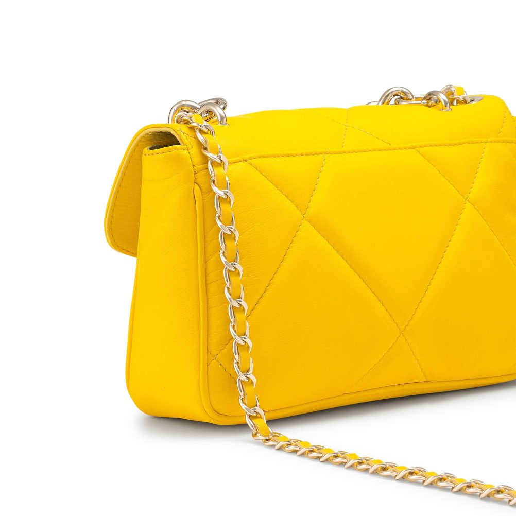Yellow Russell And Bromley Quiltpuff Midi Women's Mini Bag | CA-7450P