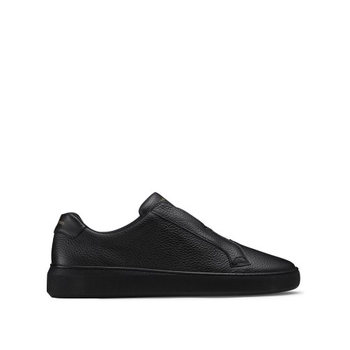 Black Russell And Bromley Clearway M Laceless Men's Sneakers | CA-1065X