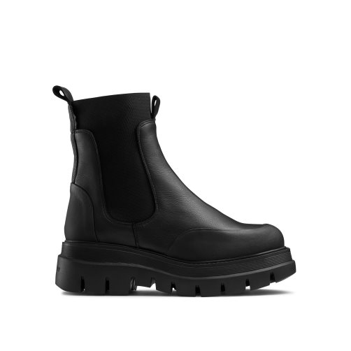 Black Russell And Bromley Conquer Women's Chelsea Boots | CA-2045X