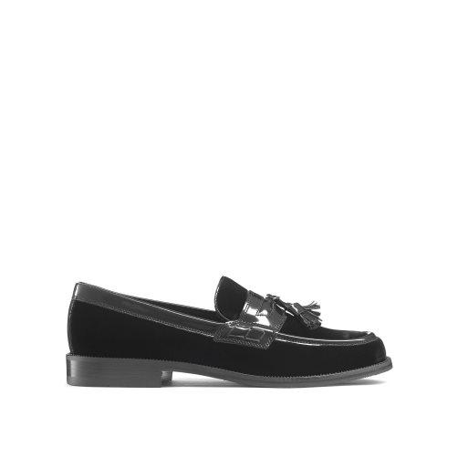 Black Russell And Bromley Keeble 4 Tassel College Men's Formal Shoes | CA-4509F