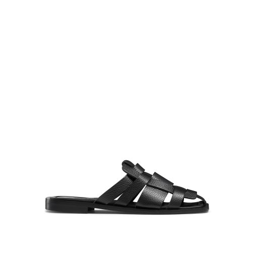 Black Russell And Bromley Ko Samui Fisherman Women's Flat Sandals | CA-0319L