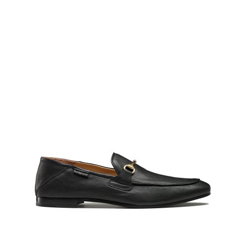 Black Russell And Bromley Loafer M Snaffle Men's Formal Shoes | CA-5462E