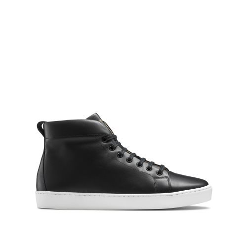 Black Russell And Bromley Park Hi M High Top Men's Sneakers | CA-6054C