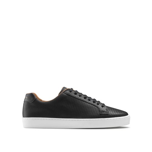 Black Russell And Bromley Park Run Low-top Men's Sneakers | CA-3947P