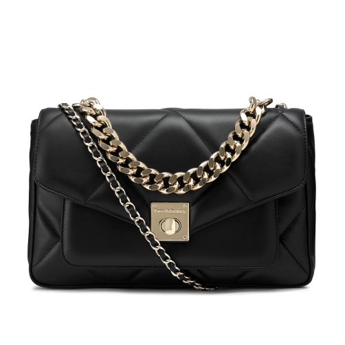 Black Russell And Bromley Quiltpuff Soft Quilted Women's Crossbody Bags | CA-3475A