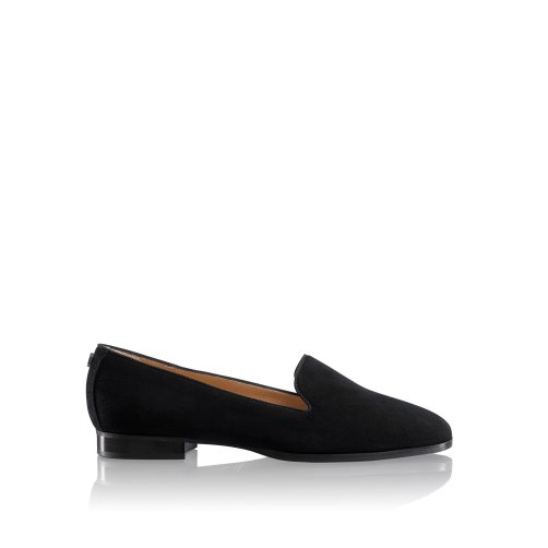 Black Russell And Bromley Smoking Dress Women's Ballet Flats | CA-3620J