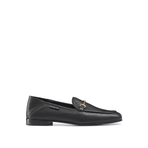 Black Russell And Bromley Snaffle Women's Loafers | CA-4901O