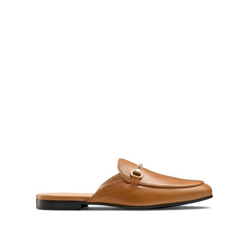 Brown Russell And Bromley Backless Men's Loafers | CA-8695P