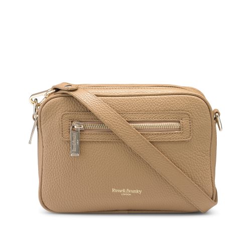 Brown Russell And Bromley Dynamic Triple Zip Camera Women's Crossbody Bags | CA-4201I
