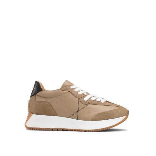 Brown Russell And Bromley Hourglass Flared Sole Women's Sneakers | CA-7983T