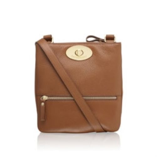 Brown Russell And Bromley Lincoln Turnlock Women's Crossbody Bags | CA-7384W