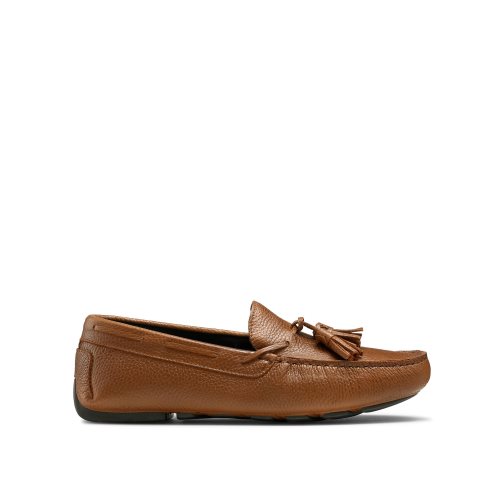 Brown Russell And Bromley Monza Tassel Men's Drivers Shoes | CA-6024S