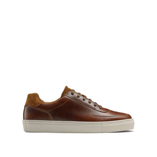 Brown Russell And Bromley Outfield Lace Up Men's Sneakers | CA-9612L