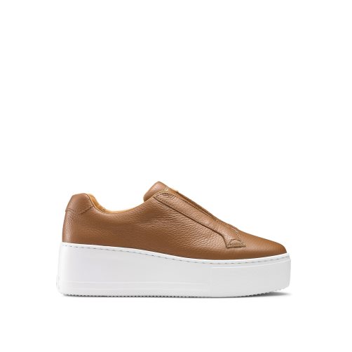 Brown Russell And Bromley Park Up Flatform Laceless Women's Platform Shoes | CA-6084G