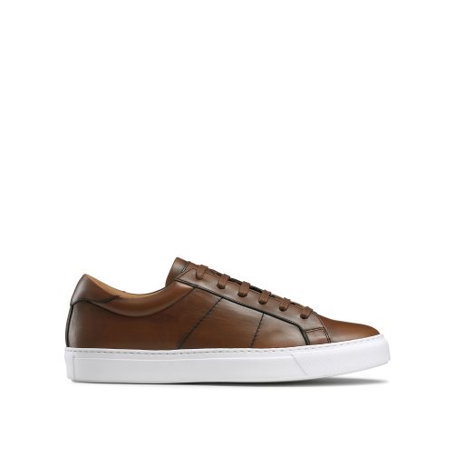Brown Russell And Bromley Realtime Luxury Men's Sneakers | CA-0187E