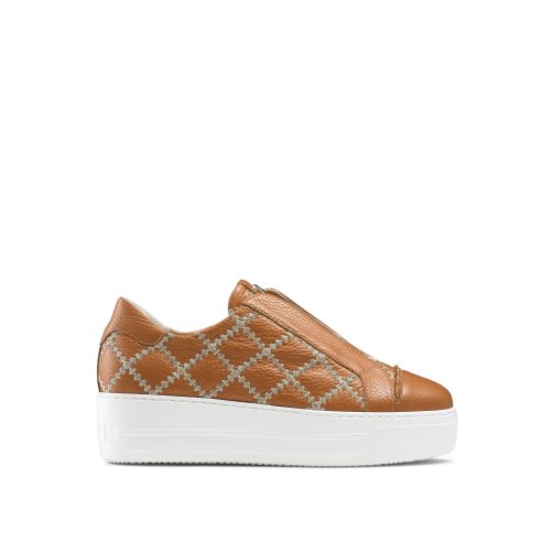 Brown Russell And Bromley Seawalk Laceless Women's Platform Shoes | CA-6879A