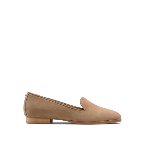 Brown Russell And Bromley Smoking Dress Women's Ballet Flats | CA-8640E