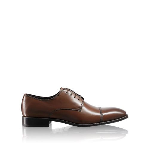 Dark Brown Russell And Bromley Spectrum Toe-cap Derby Men's Formal Shoes | CA-2359S