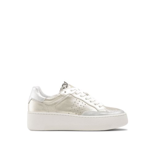 Gold Russell And Bromley Whisper Low Top Women's Sneakers | CA-4035Y
