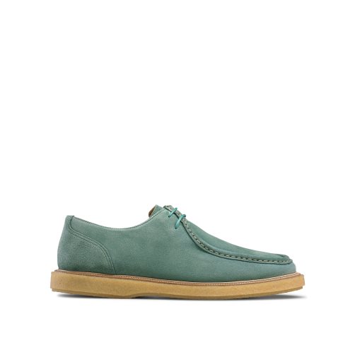 Green Russell And Bromley Algonquin Crepe Sole Trappeur Men's Derby Shoes | CA-7569A