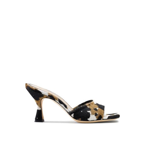 Leopard Russell And Bromley Mojito 90’s Heeled Women's Mules | CA-8049Q