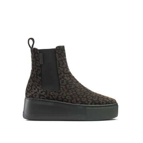 Leopard Russell And Bromley Park Way Women's Chelsea Boots | CA-5718F